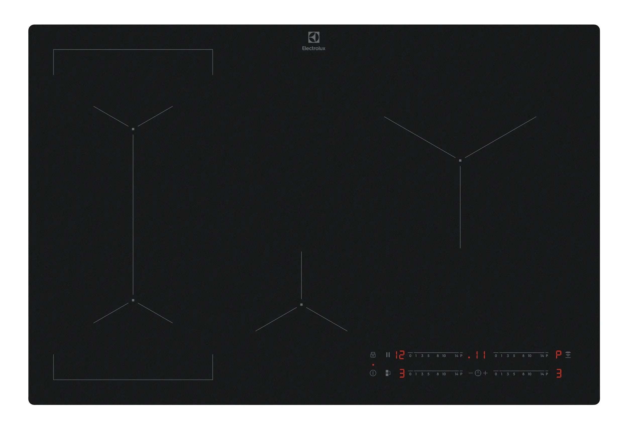 EAN 7333394124339 - Electrolux EIV83443CT Negro Integrado 80 cm Con placa de inducción 4 zona(s) imagen 1