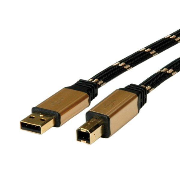 Cable Roline Gold Usb 2.0 Typ A-B 4,5m
