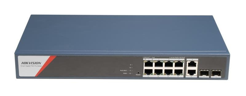 Hikvision Ds-3e1512hp-Si-8p2t2f Managed Switch Poe