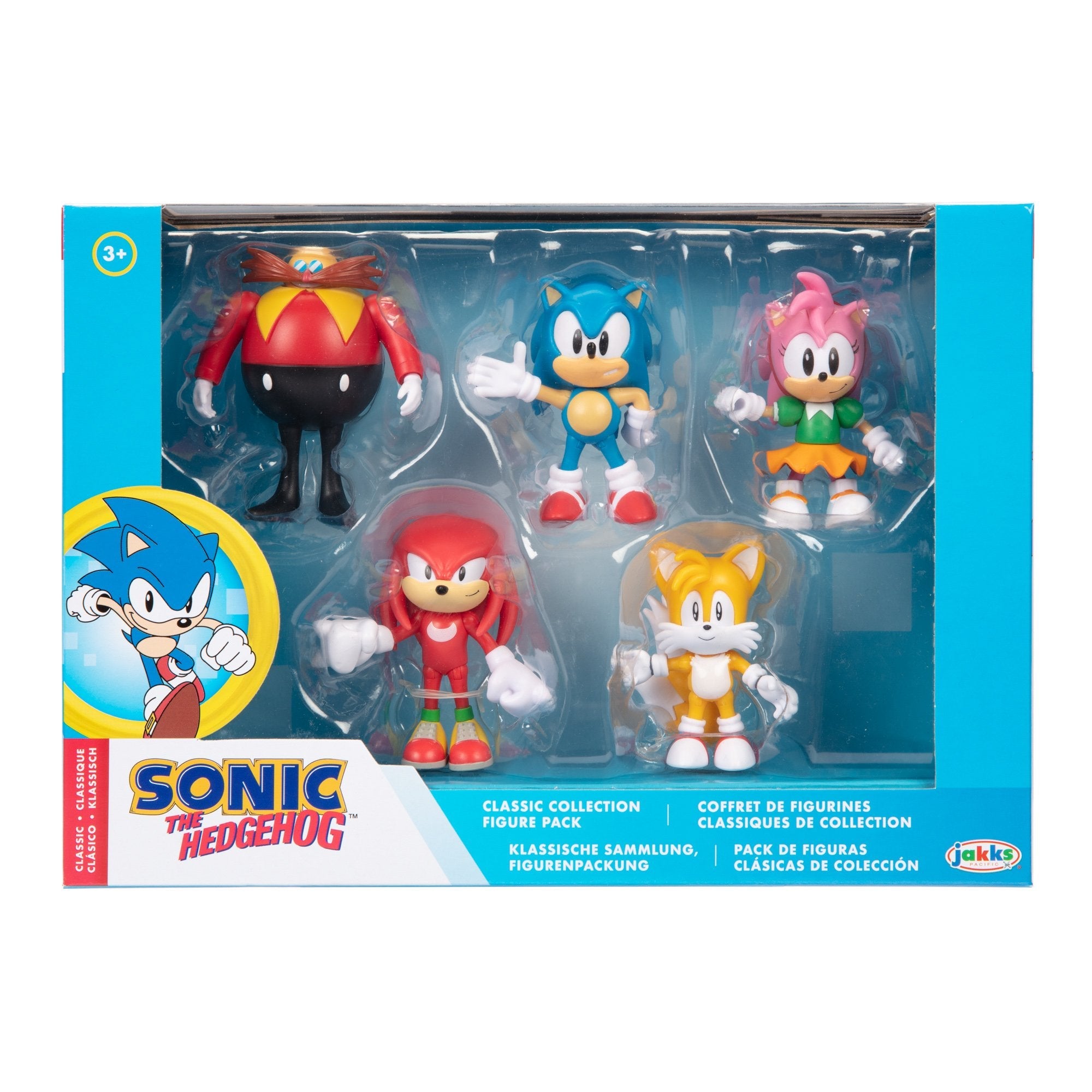 Blister 5 Figuras Sonic The Hedgehod 6cm