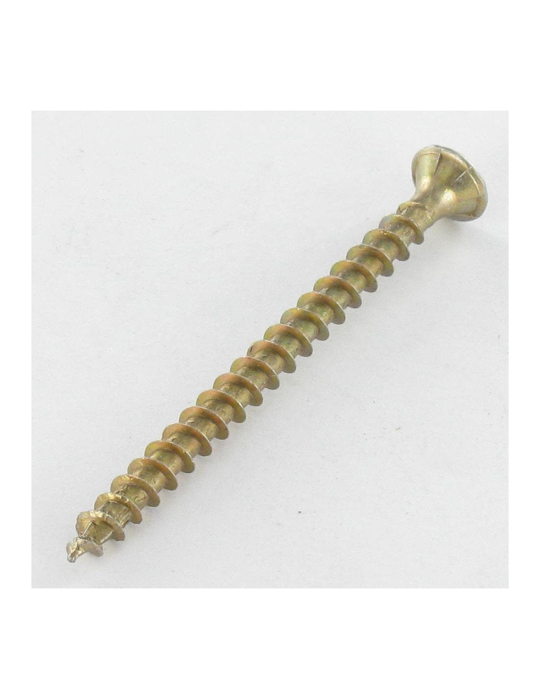 Caja 1000 Unid. Tornillo Universal Cabeza Plana Yellox 3,5x20mm Z2