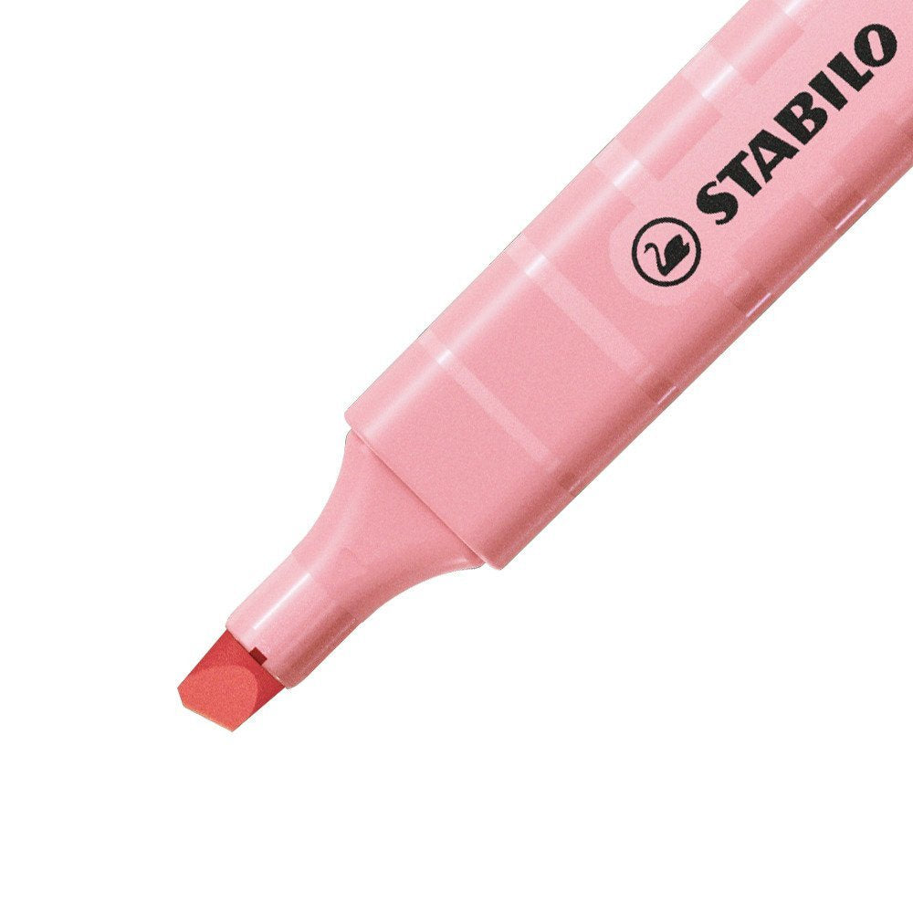 Stabilo Swing Cool Marcador Fluorescente Rosado Pastel -10u-