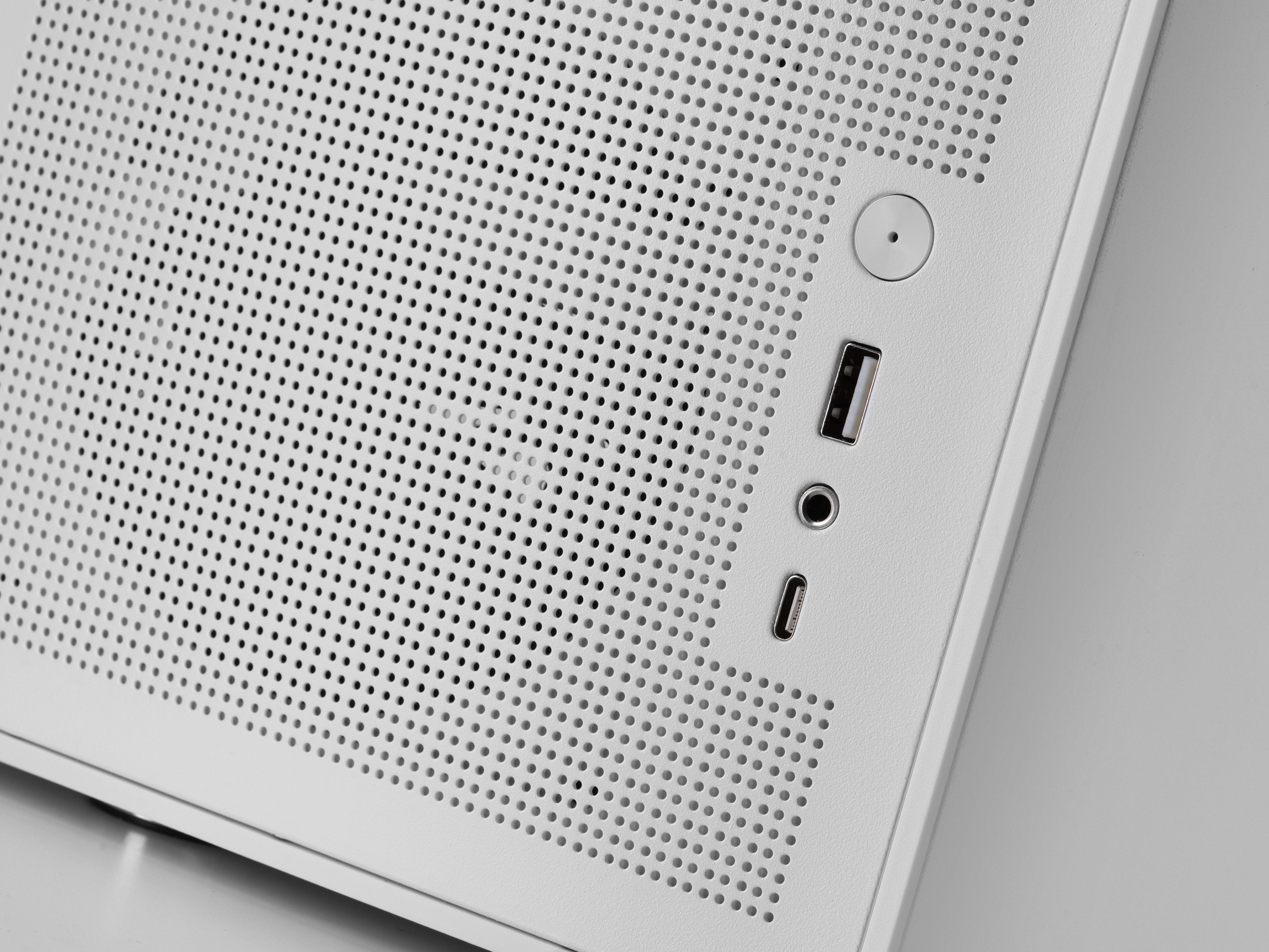 Caja Microatx Mars Gaming Mcxprow Mesh 360 Gpu 280-360mm 1x3.5 2x2.5 Blanco Compatible Atx/Sfx