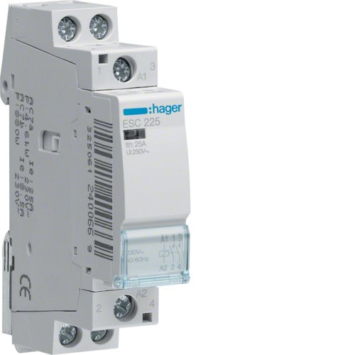 Hager Installationsschtz 25a Esc225 ** 2schlieer 230v