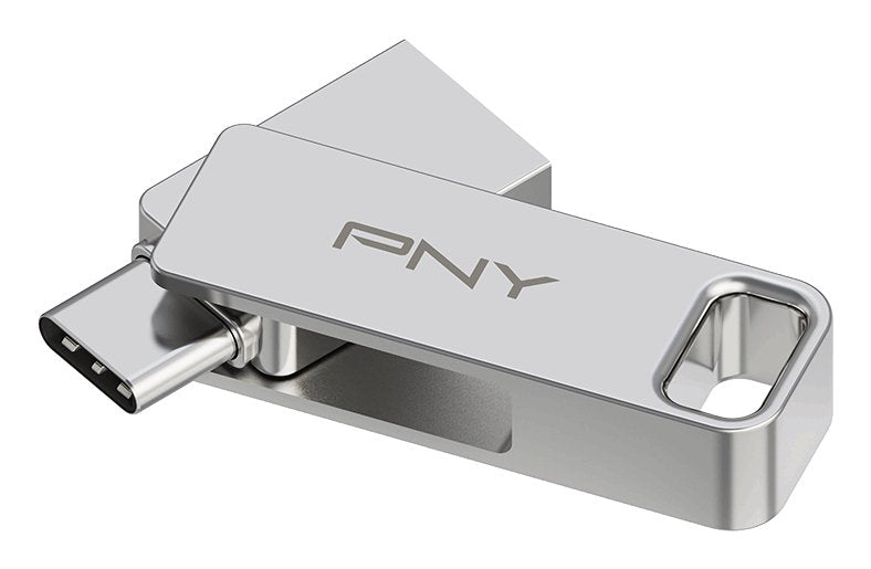 EAN 0751492681719 - PNY DUO LINK unidad flash USB 128 GB USB Type-A / USB Type-C 3.2 Gen 1 (3.1 Gen 1) Acero inoxidable imagen 1