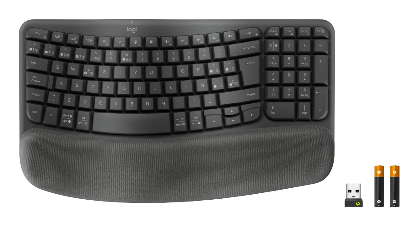 EAN 5099206117259 - Logitech Wave Keys for Business teclado Oficina RF Wireless + Bluetooth QWERTY Español imagen 2