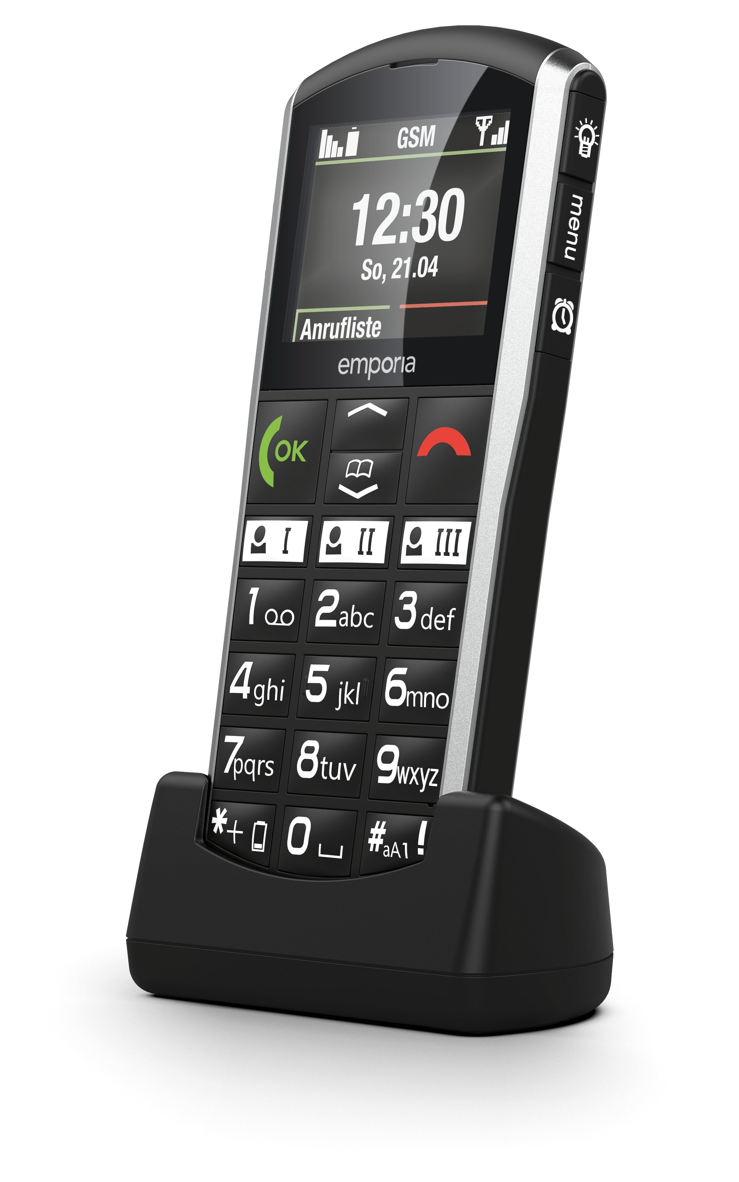 EAN 9005613161194 - Emporia emporiaSIMPLICITY 5,08 cm (2") 90 g Negro, Plata Teléfono para personas mayores imagen 8