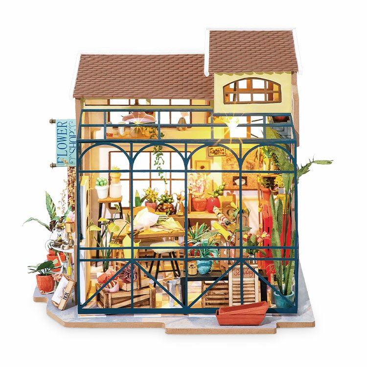 EAN 6946785113150 - ROBOTIME DG145 Casa en miniatura y rincón de libros para montar Casa en miniatura para montar imagen 3