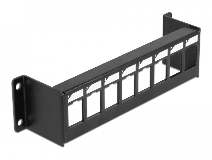 Keystone Halterung 8 Port Panel Aufbau