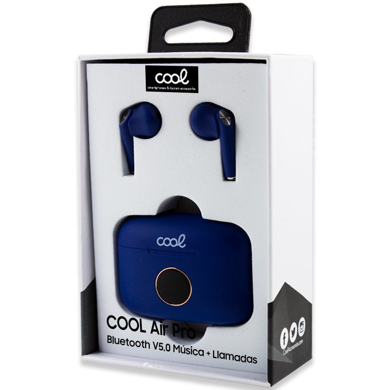 Auricular + Mic Cool Dual Pod Air Pro Bluetooth Blue
