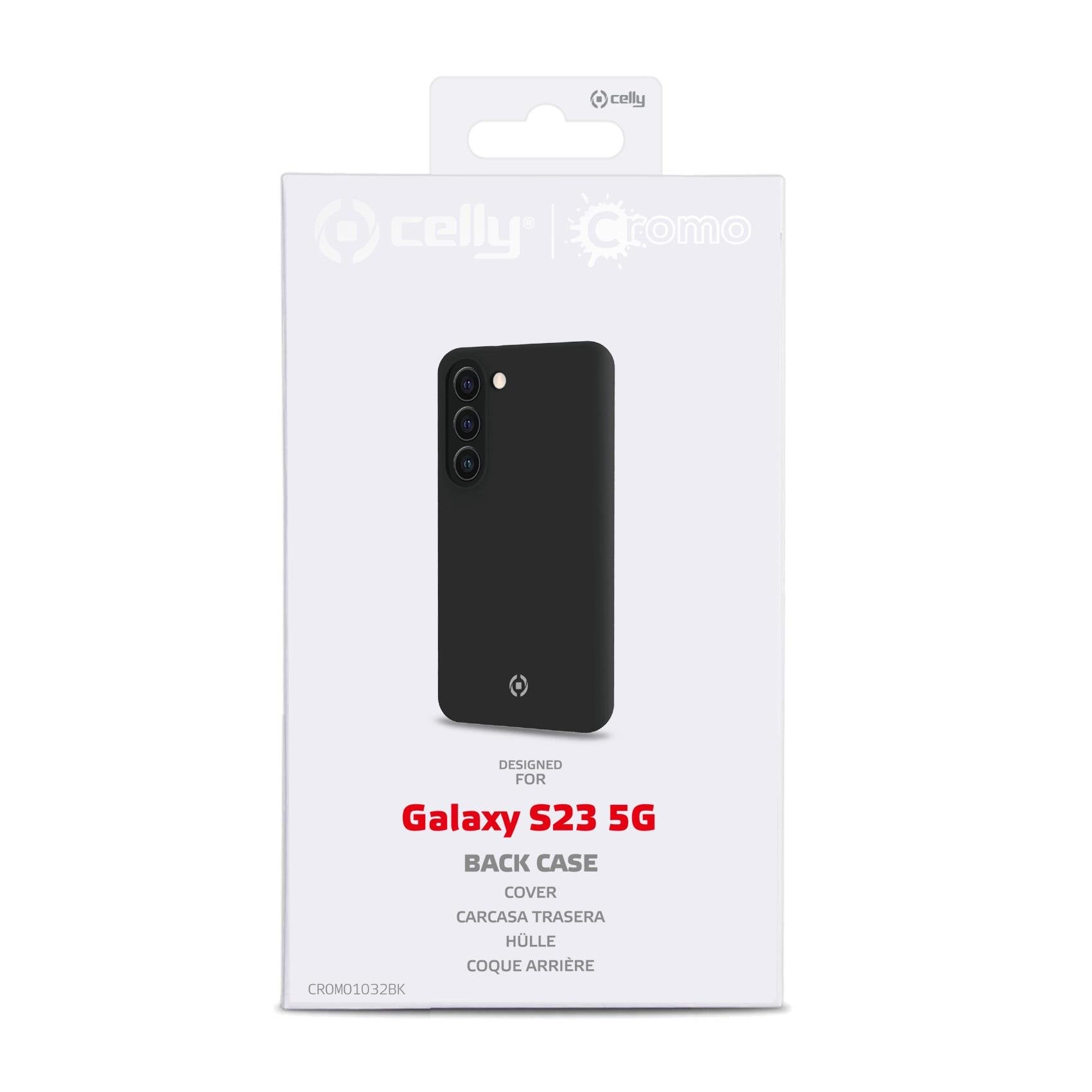 Celly Cromo Funda Para Galaxy S23 5g (6.1") Negro
