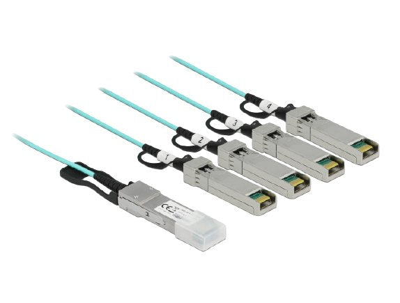 Delock Cable Óptico Activo Qsfp+ > 4 X Sfp+ 10 M