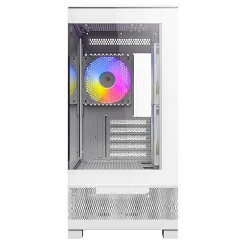 Caja Minitorre Microatx Cx500m Rgb Blanco Antec Int:2x3.5,1x2.5/ 2xusb3.0, 1xusb3.2 Tipo C/ Audio In/Out/ Panel De Cristal Templado