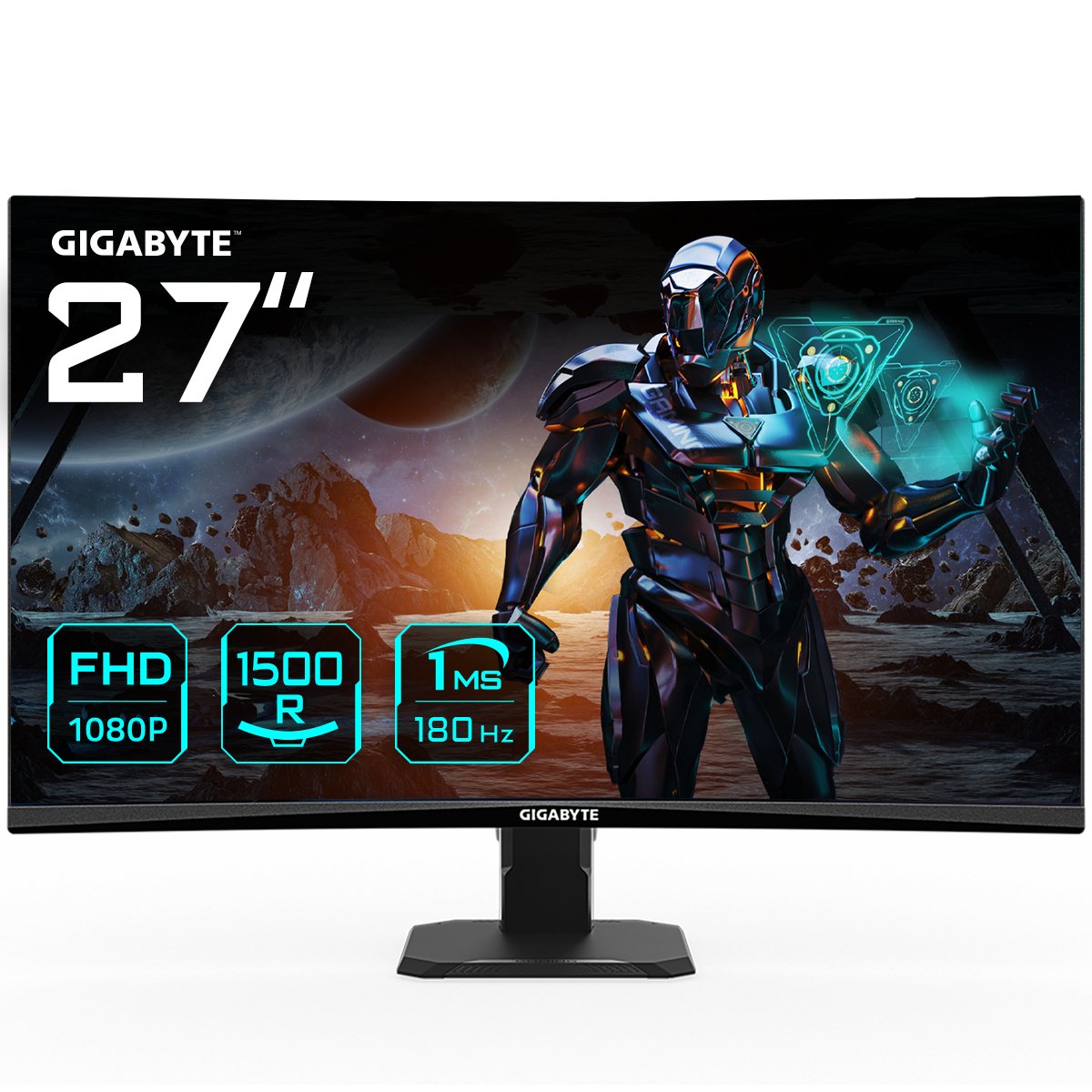 EAN 4719331854324 - GIGABYTE GS27FC pantalla para PC 68,6 cm (27") 1920 x 1080 Pixeles Full HD LCD Negro imagen 1