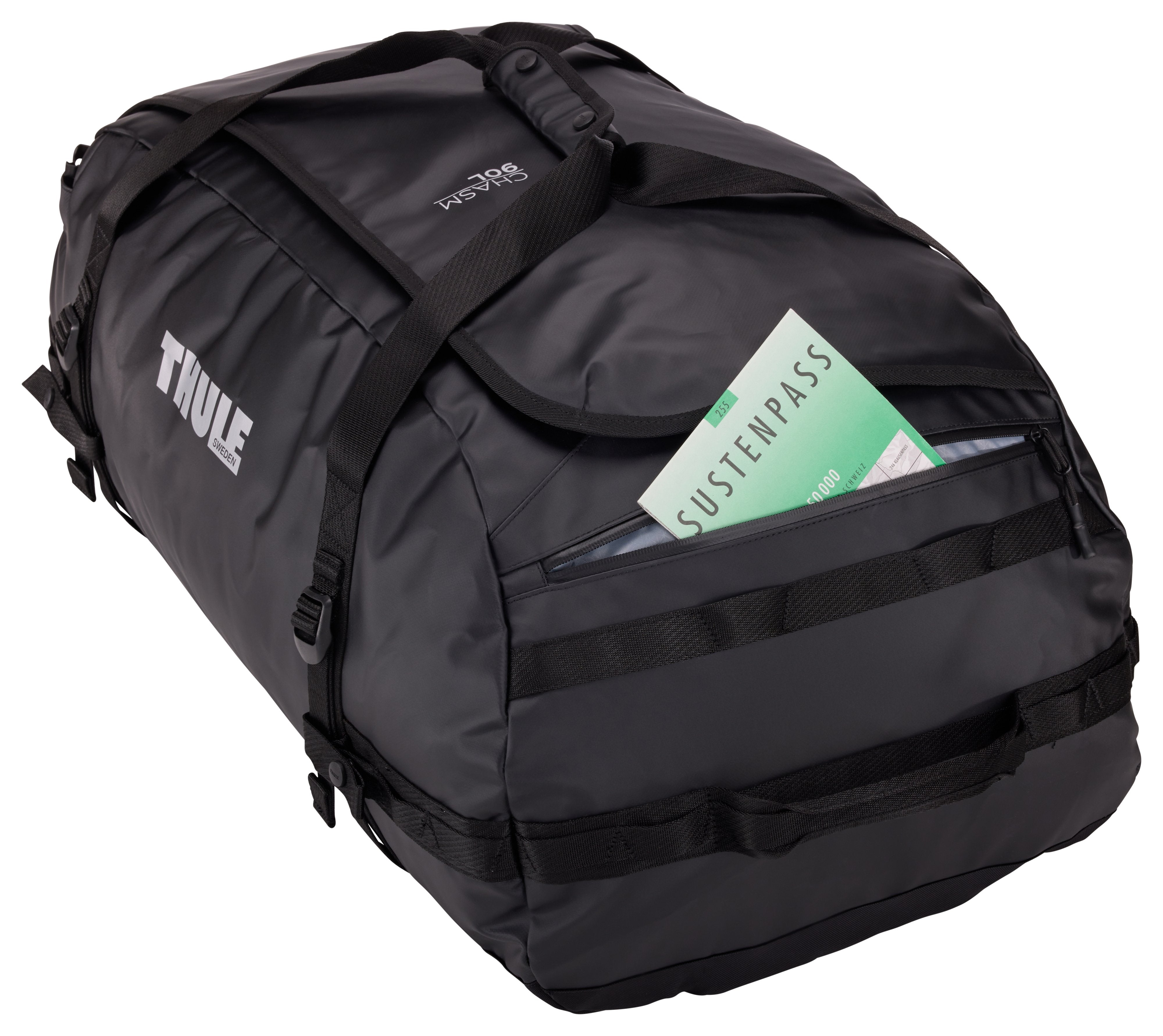 EAN 85854255271 - Thule Chasm TDSD304 Black bolso de lona 90 L Poliéster Negro imagen 12