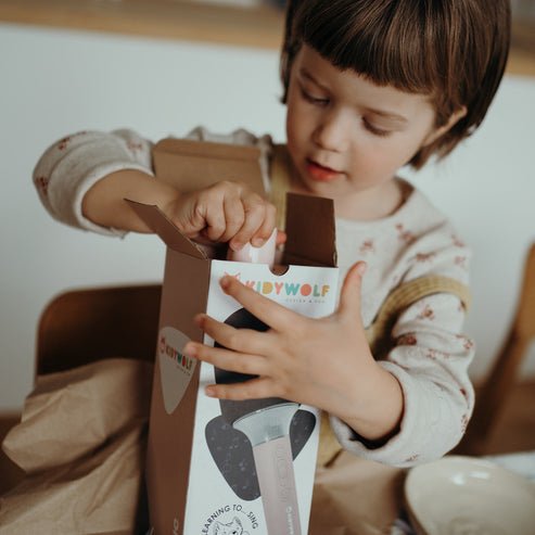 Kidywolf Mikrofon Bluetooth Mit Licht Rosa