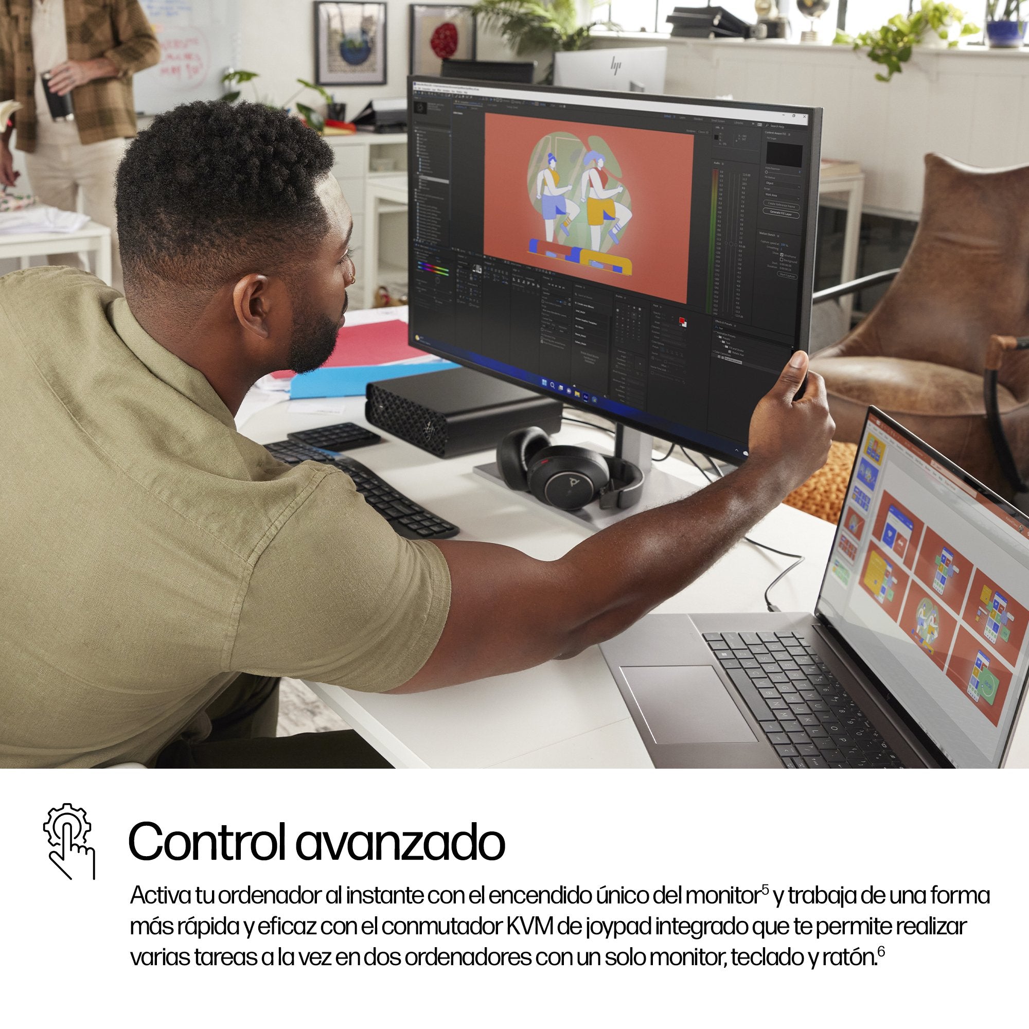 EAN 5715063476505 - HP Series 7 Pro 31.5 inch 4K Thunderbolt 4 Monitor - 732pk pantalla para PC 80 cm (31.5") 3840 x 2160 Pix imagen 6