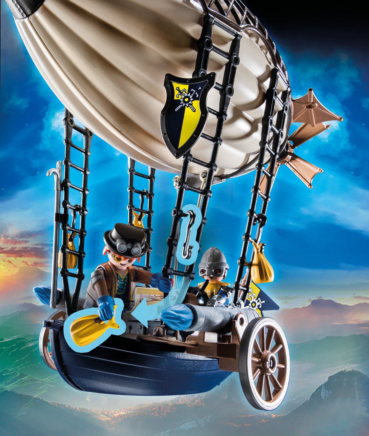 Playmobil 70642 Nolvemore Zeppelin Novelmore De Dario