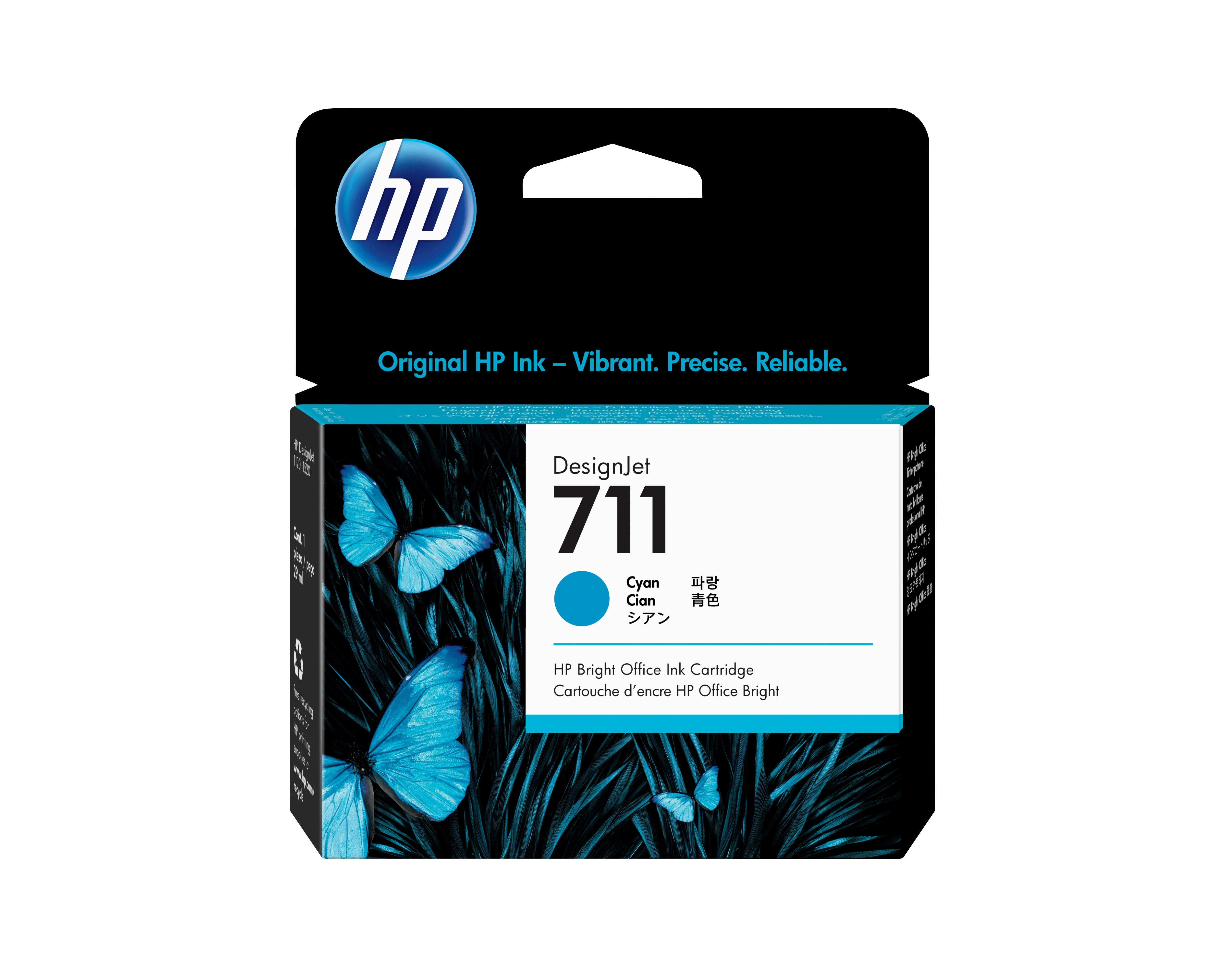 EAN 0886112841133 - HP 711 29-ml Cyan DesignJet Ink Cartridge cabeza de impresora Inyección de tinta térmica imagen 1