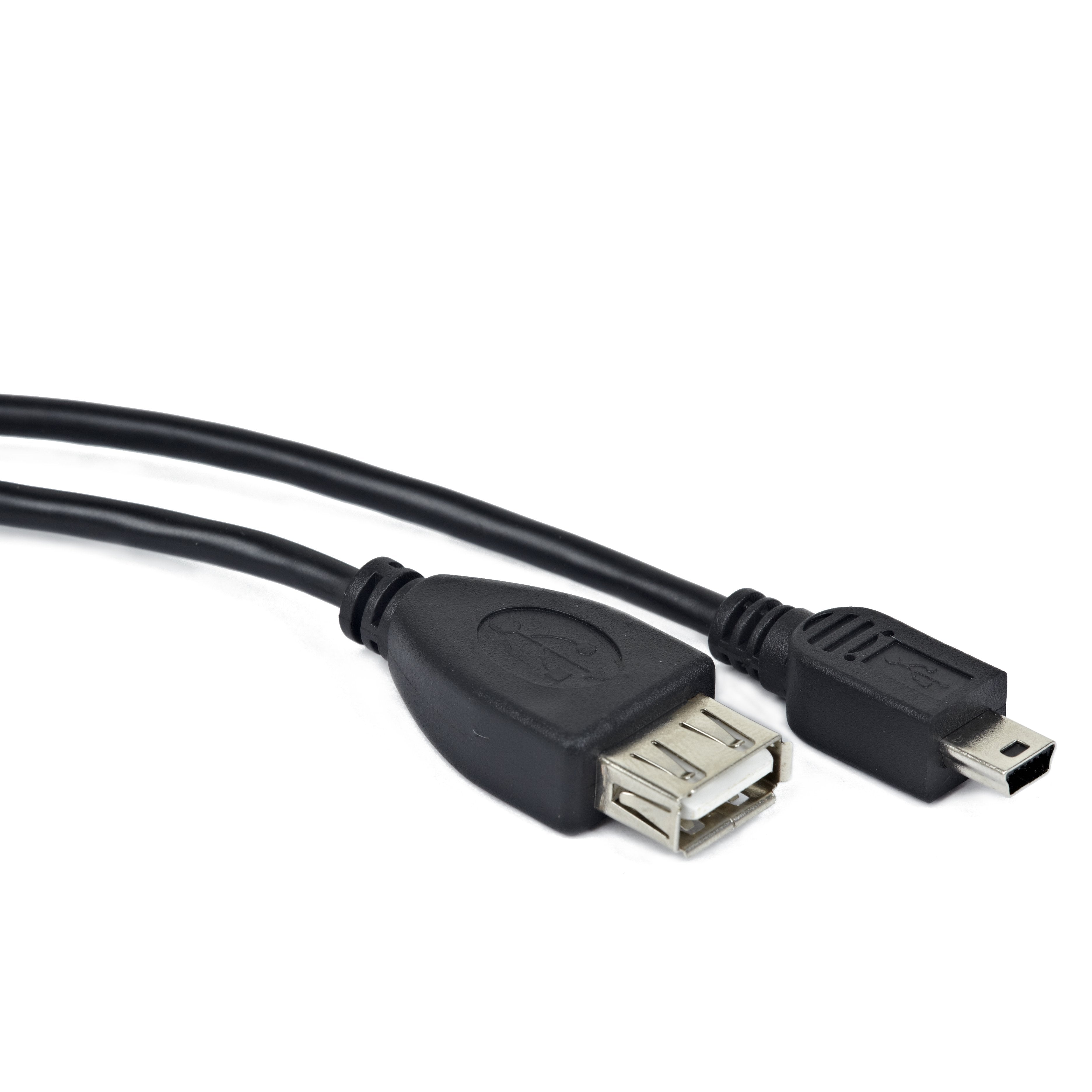 Cable Usb Mini-B Usb2.0 A Hembra Otg 15cm