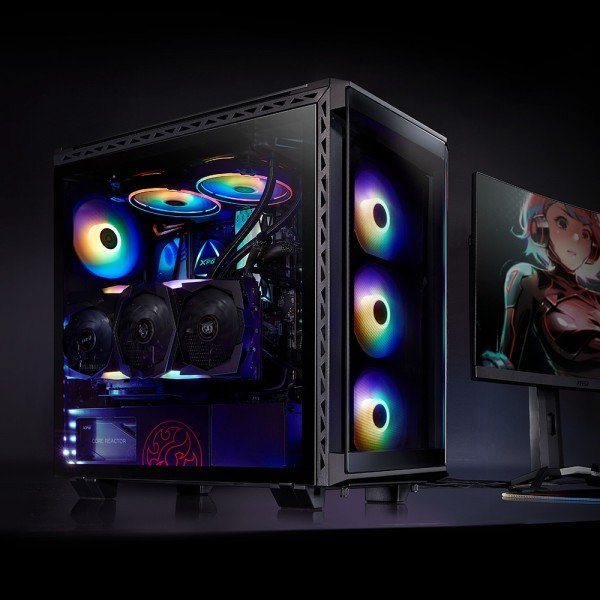 Caja Gaming Xpg Battlecruiser E-Atx 1xusb-C 2xusb Sin Fuente Negro