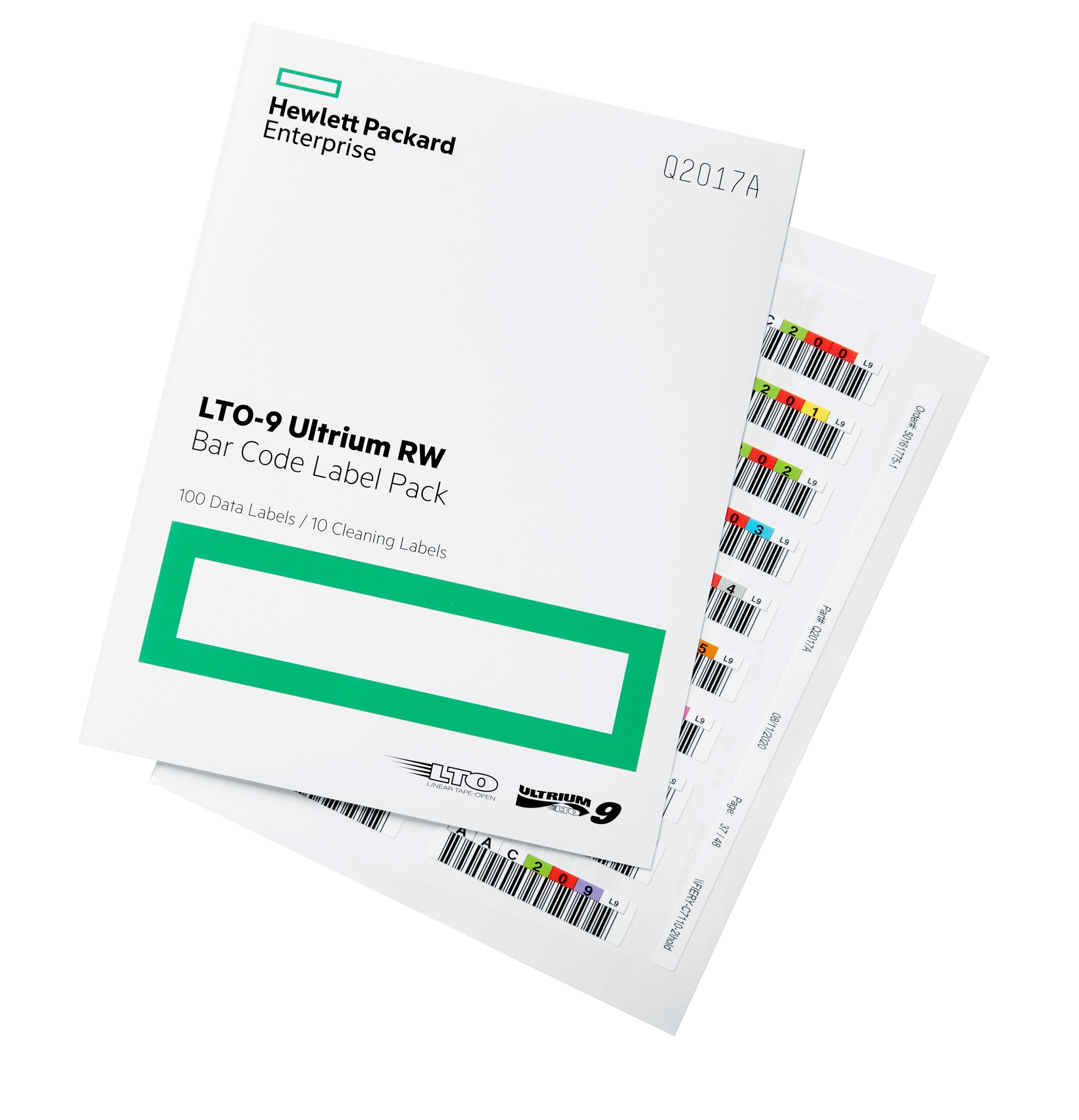 EAN 0190017480510 - HPE LTO-9 Ultrium RW Bar Code Label Pack imagen 1