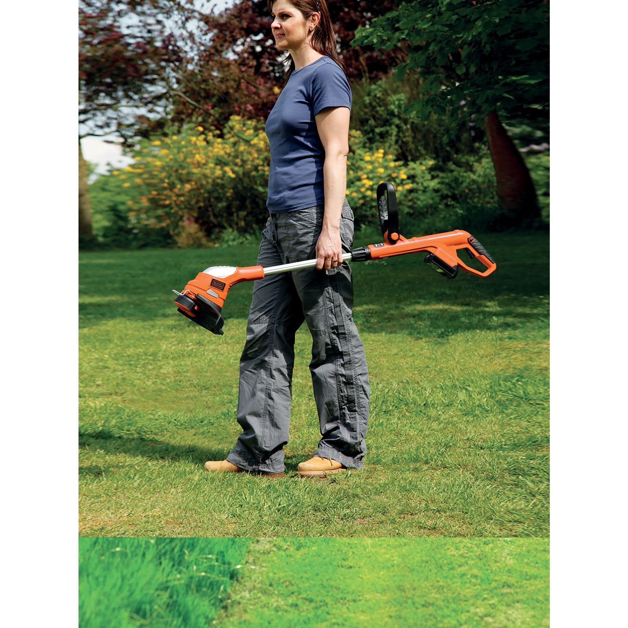 EAN 5035048554104 - Black & Decker GLC1823L20-QW desbrozadora/bordeadora Batería Negro, Naranja, Plata imagen 2