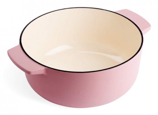 Kitchenaid Bräter Mit Deckel Gusseisen 26cm, Rosa