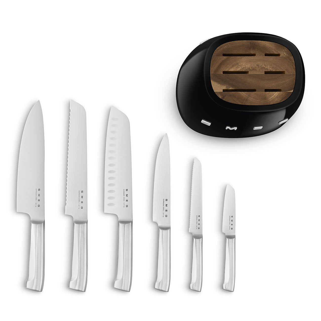 EAN 8017709344191 - Smeg KBSF02BL juego de cuchillos y cubertería de cocina Bloque con ranuras para cuchillos imagen 7