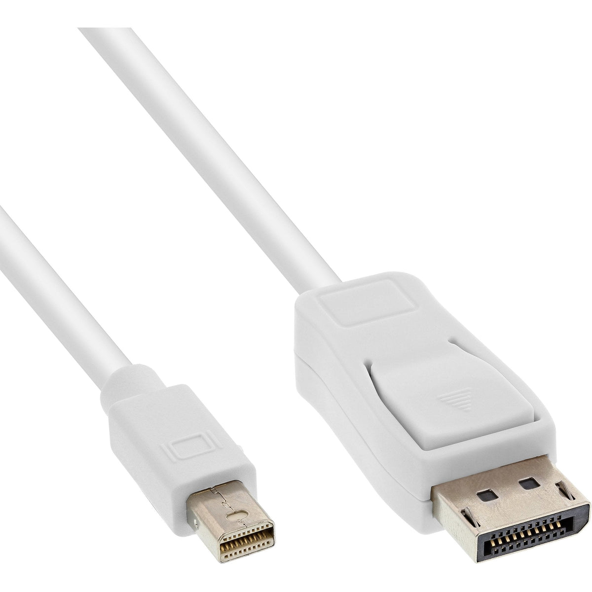 Cable Inline Mini Displayport A Displayport Blanco 1,5 M