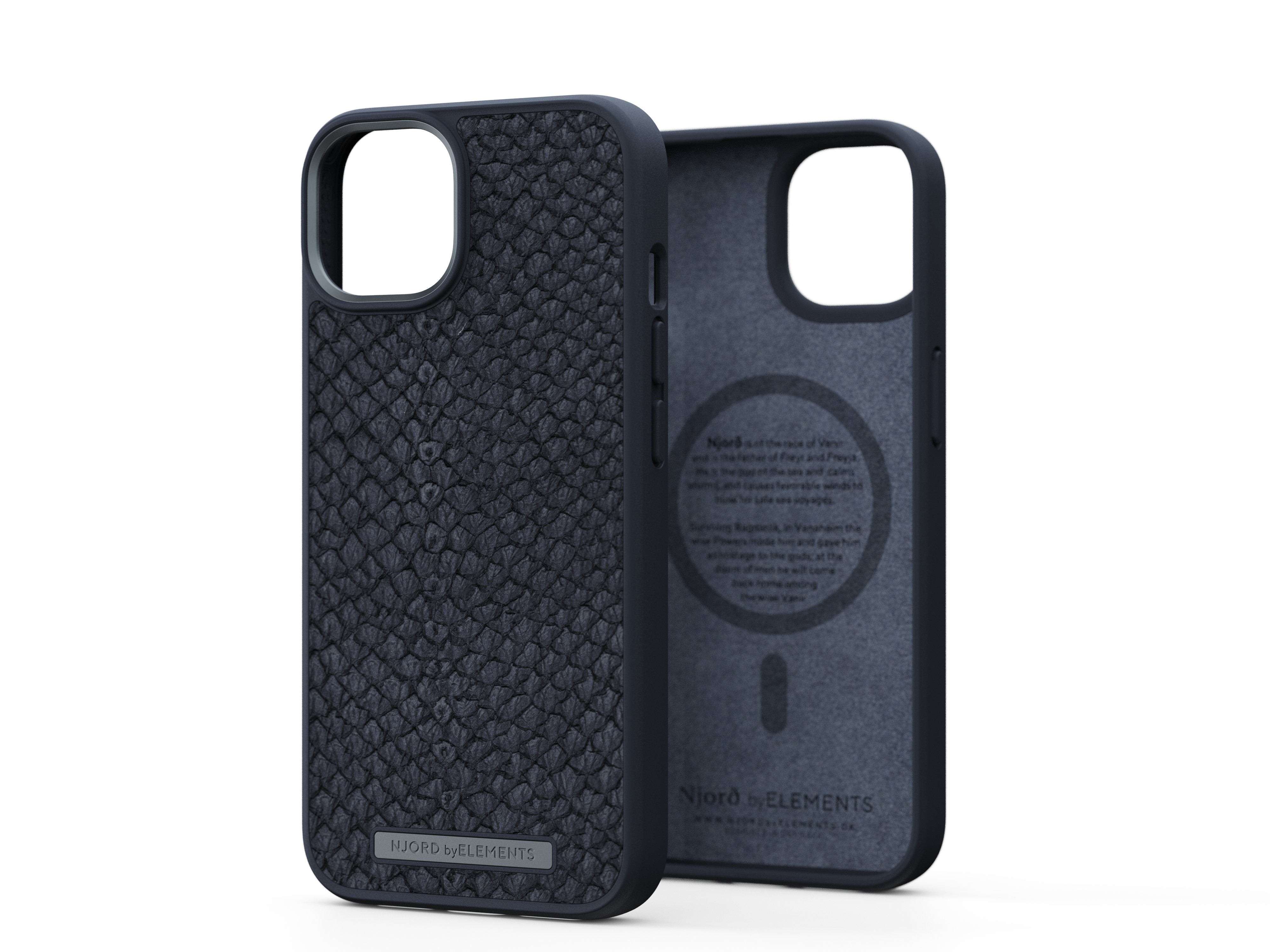 Funda De Cuero Iphone 14 (6.1) Negro