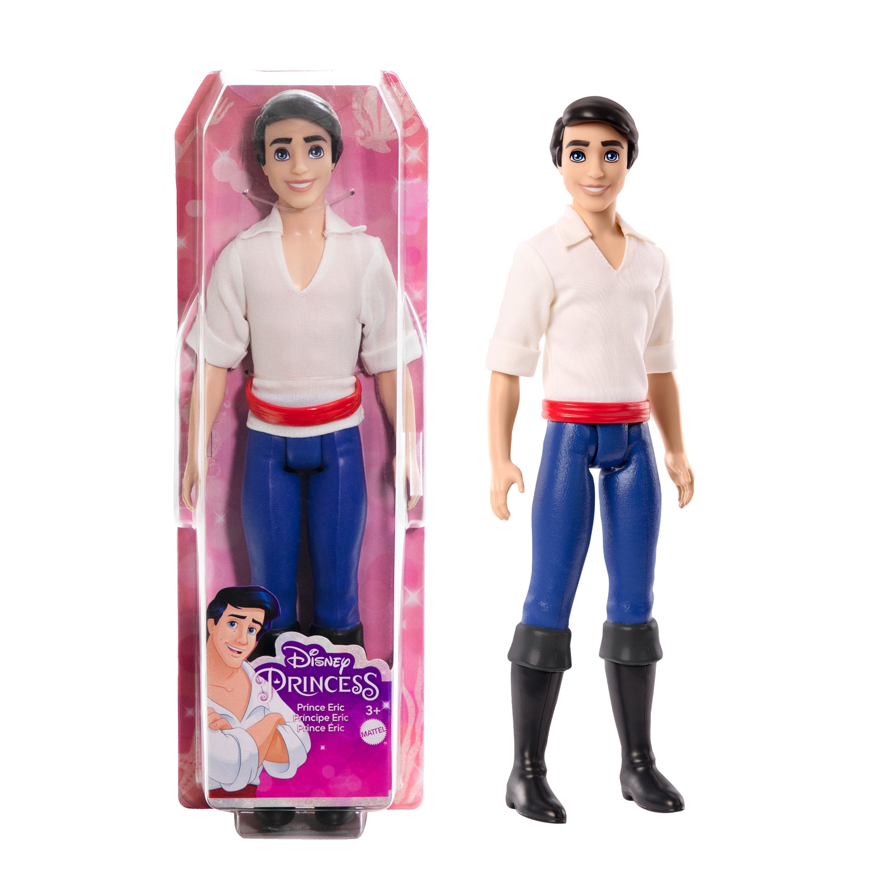 Muñeca Mattel Disney Princess Prince Erik, Personaje Del Juego Hlv97
