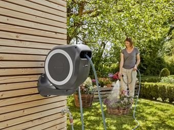 EAN 4078500051941 - Gardena RollUp Carrete de pared Automático Negro, Gris imagen 2