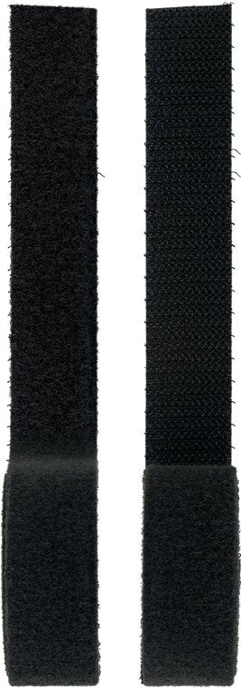 Rollo De Cierre De Velcro Enrollada Negra 1m X 20mm Blister
