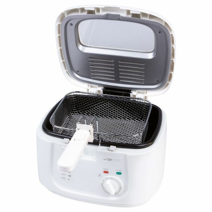 EAN 4006160639636 - Clatronic FR 3771 Sencillo 2,5 L 1800 W Freidora Blanco imagen 2