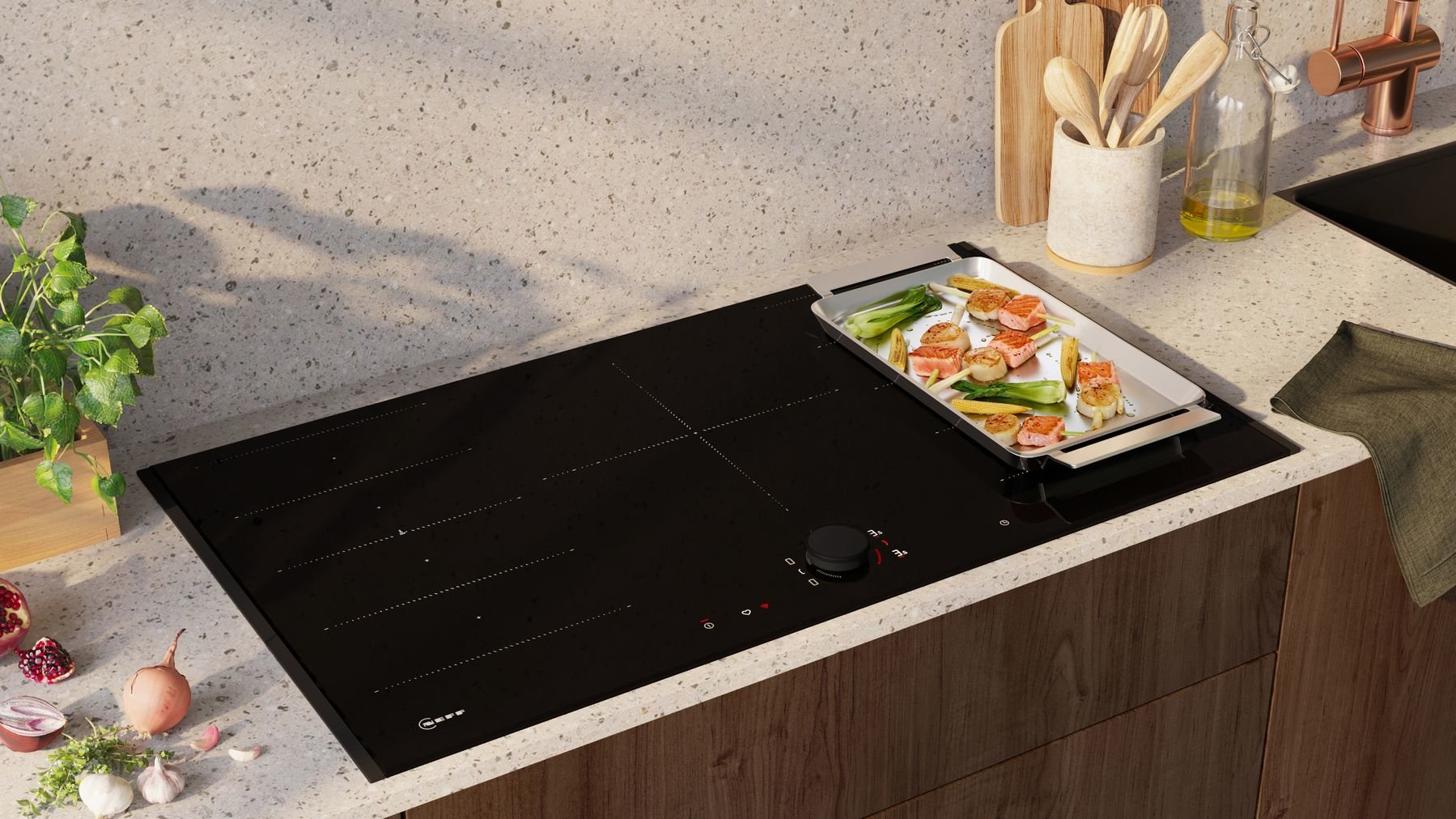 EAN 4242004269656 - Neff Z9401TY0 bandeja de horno Parrilla y horno Rectangular Acero inoxidable imagen 3