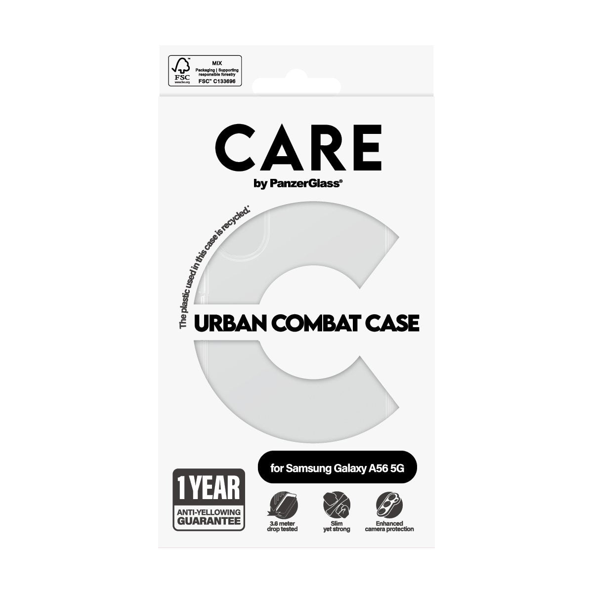 EAN 5715685016882 - PanzerGlass CARE™ by ® Urban Combat Case Transparent Samsung Galaxy A56 5G funda para teléfono móvil Tran imagen 3