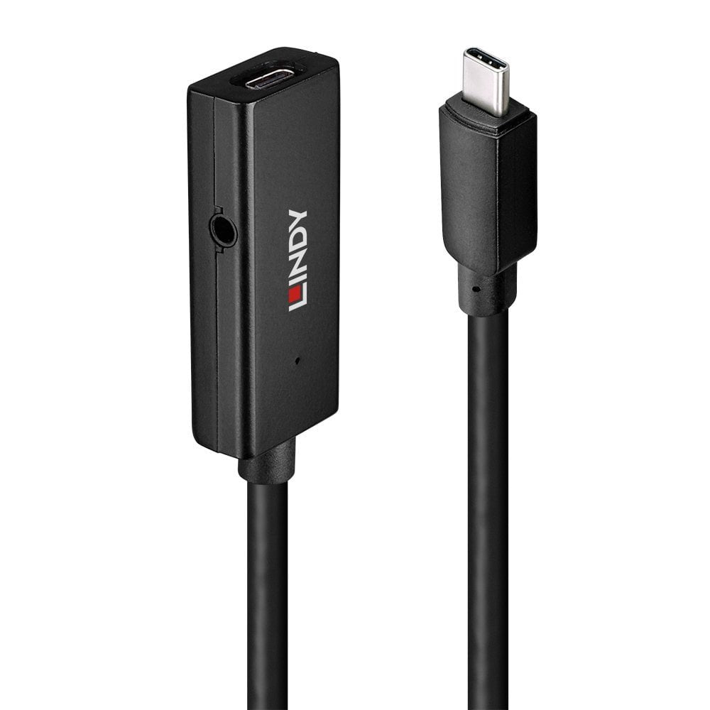 Lindy 43356 Hub De Interfaz Usb 3.2 Gen 1 (3.1 Gen 1) Type-C 5000 Mbit/S Negro