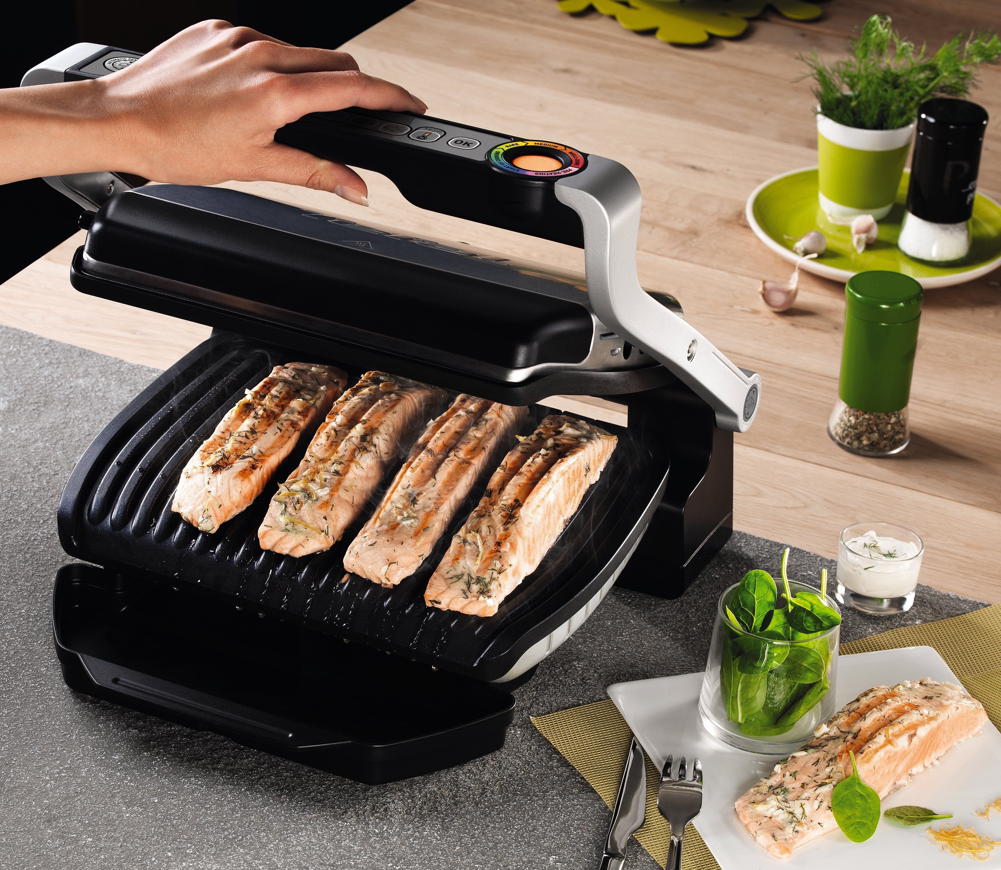 Sandwichera Tefal Gc712d12 Optigrill 2000w