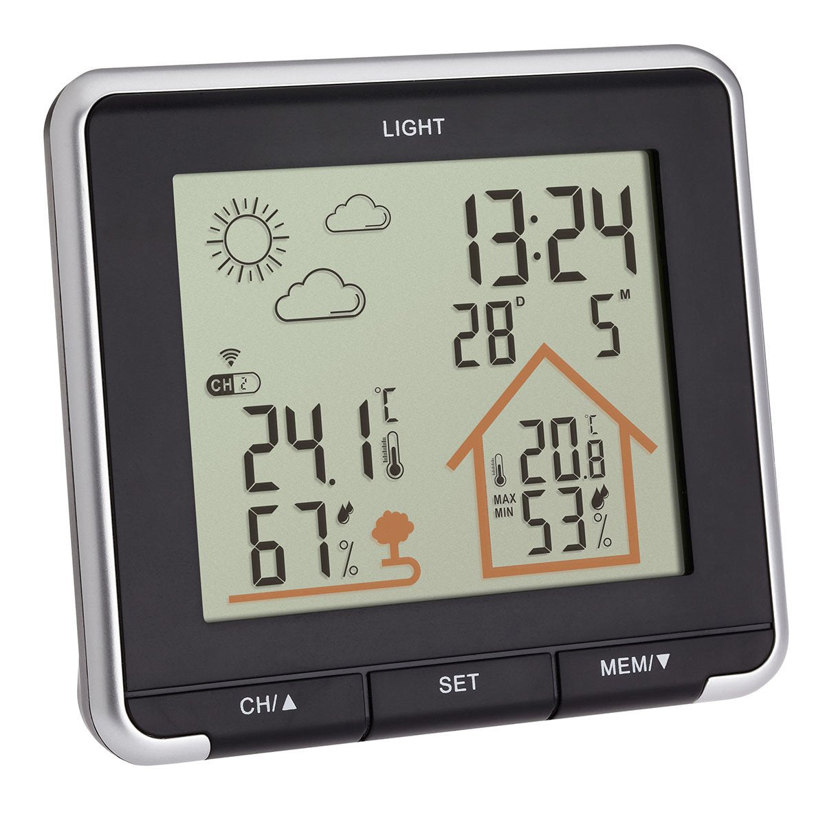 EAN 4009816033864 - TFA-Dostmann LIFE Negro, Plata Batería imagen 2