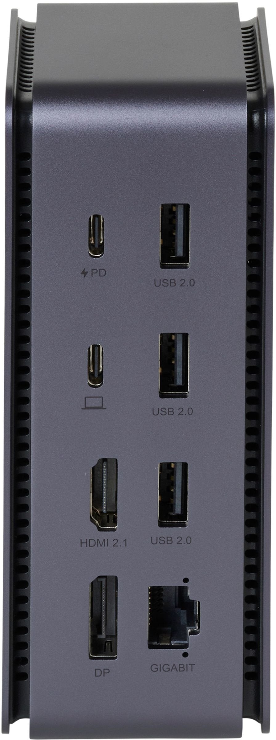 EAN 5704174646310 - eSTUFF ES623015 base para portátil y replicador de puertos Alámbrico USB4 Aluminio, Negro imagen 6