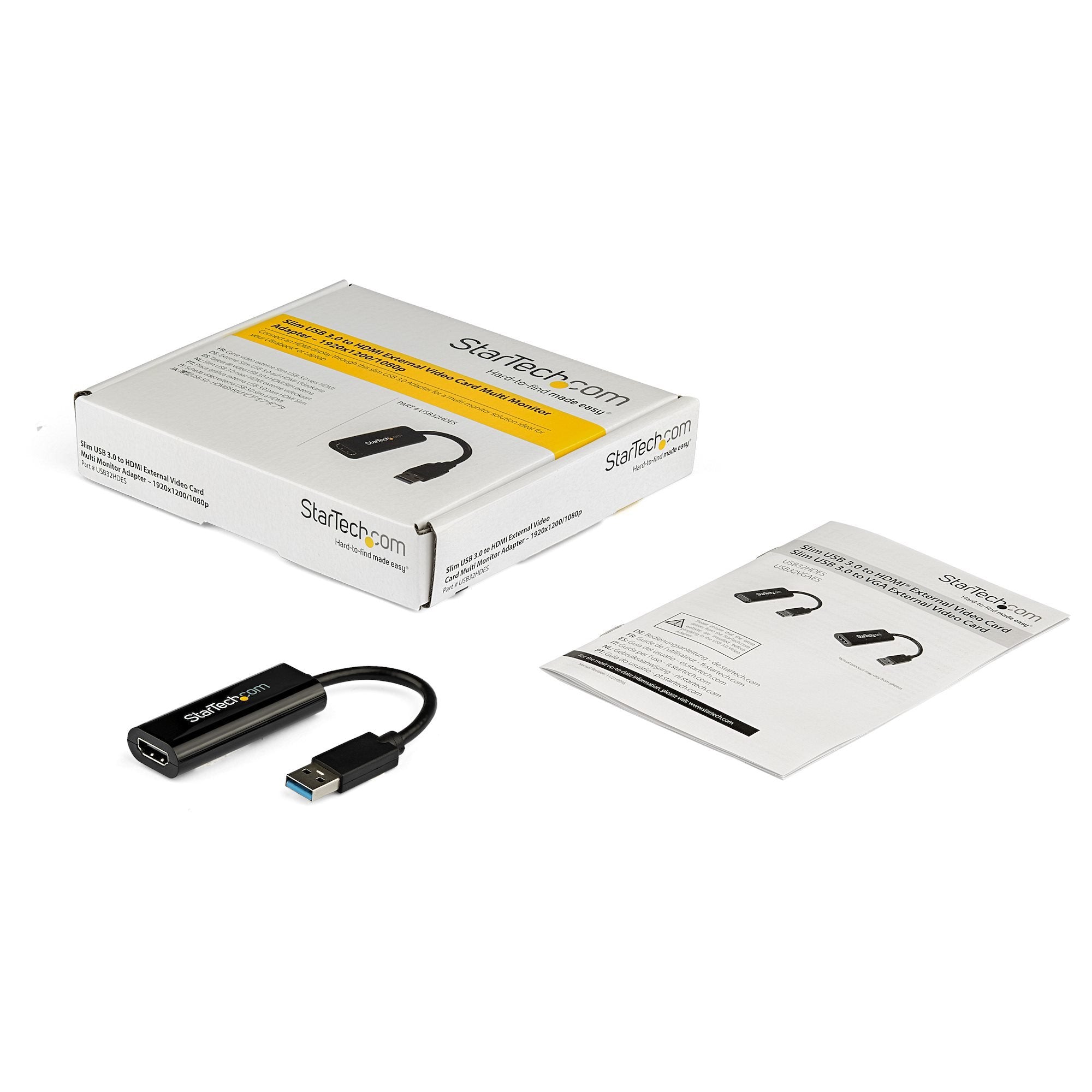EAN 0065030854887 - StarTech.com USB32HDES Adaptador gráfico USB 1920 x 1200 Pixeles imagen 4