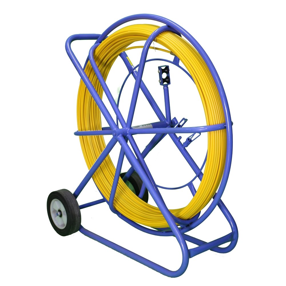 Extralink Pilot 8mm 200m Varilla De Tracción De Cable Fibra De Vidrio Frp, D. 8mm, L. 200m, Amarillo
