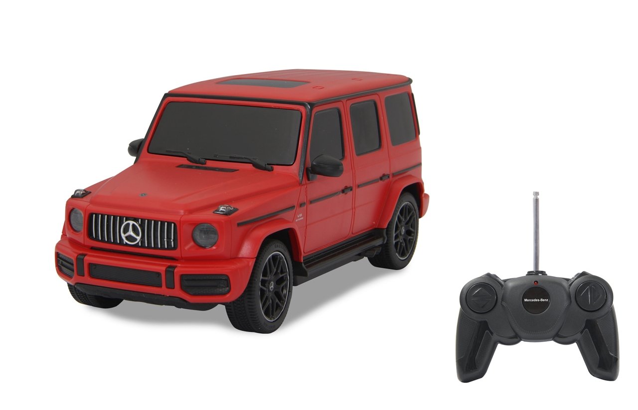 Jamara Mercedes-Benz Amg G63 Modelo Controlado Por Radio Coche Motor Eléctrico 1:24, Radiocontrol Rojo/Negro, Coche, 1:24, 6 Año(S)