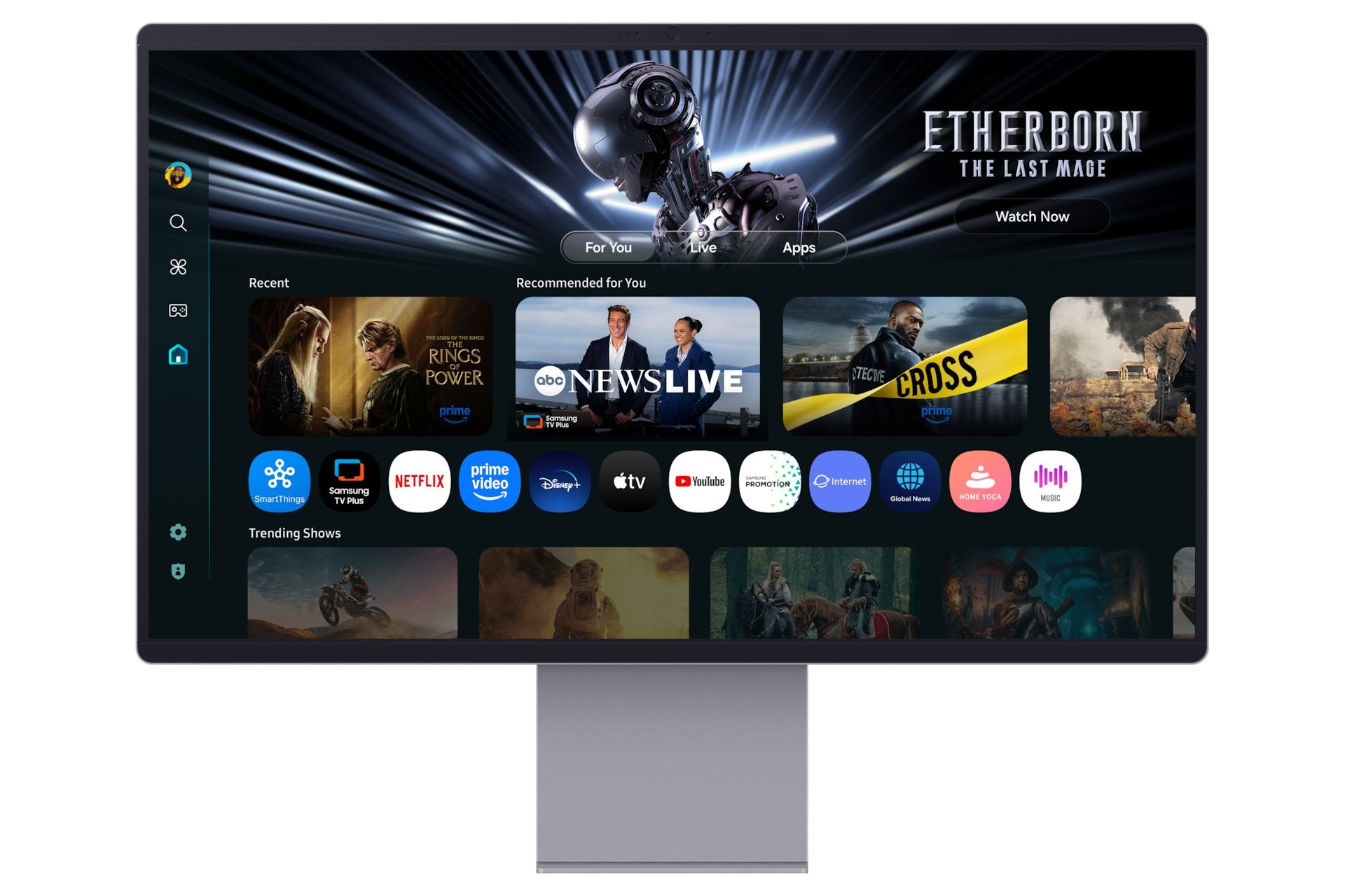 EAN 8806097342847 - Samsung M90SF pantalla para PC 81,3 cm (32") 3840 x 2160 Pixeles 4K Ultra HD OLED Plata imagen 5