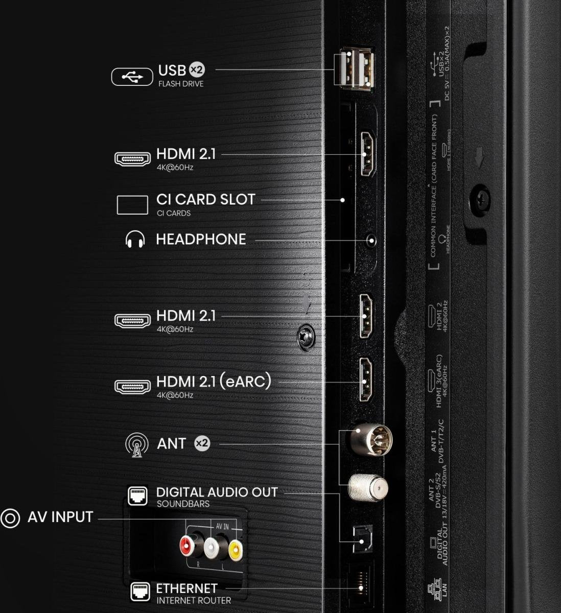 EAN 6942351418803 - Hisense 58E77Q 147,3 cm (58") 4K Ultra HD Smart TV Wifi Negro imagen 11