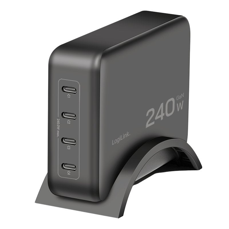 EAN 4052792076905 - LogiLink PA0353 cargador de dispositivo móvil Universal Negro Corriente alterna Carga rápida Interior imagen 1