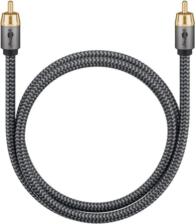 EAN 4040849652998 - Goobay 65296 cable de audio 10 m RCA Plata, Negro imagen 4