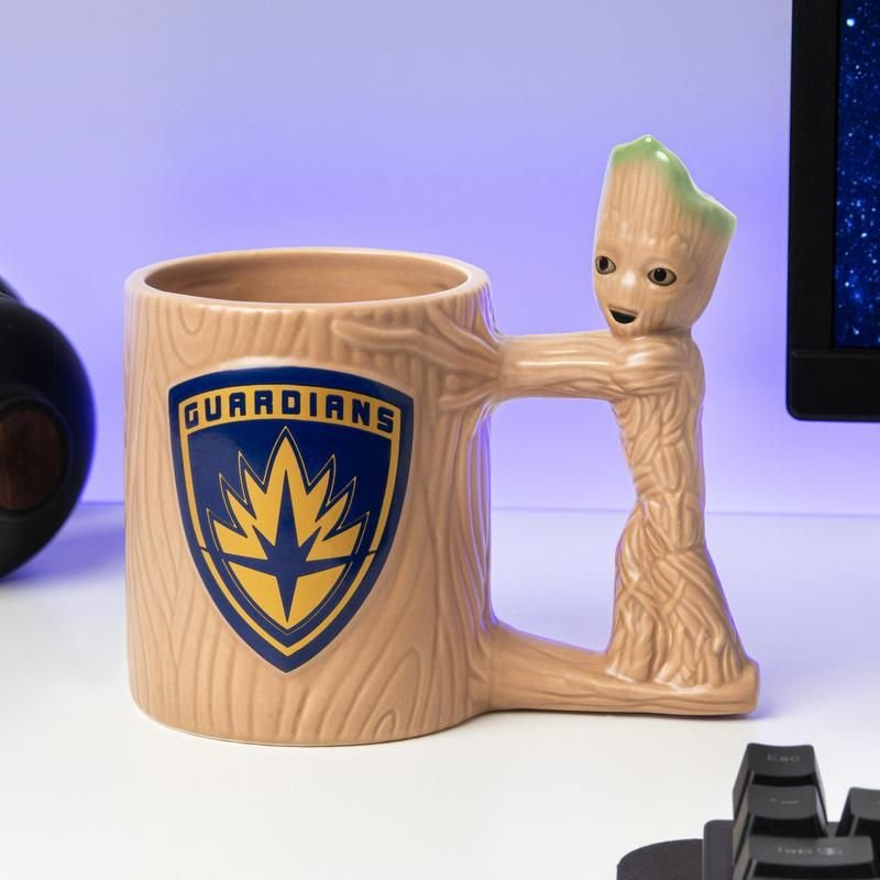Taza 3d Paladone Marvel Guardianes De La Galaxia Groot