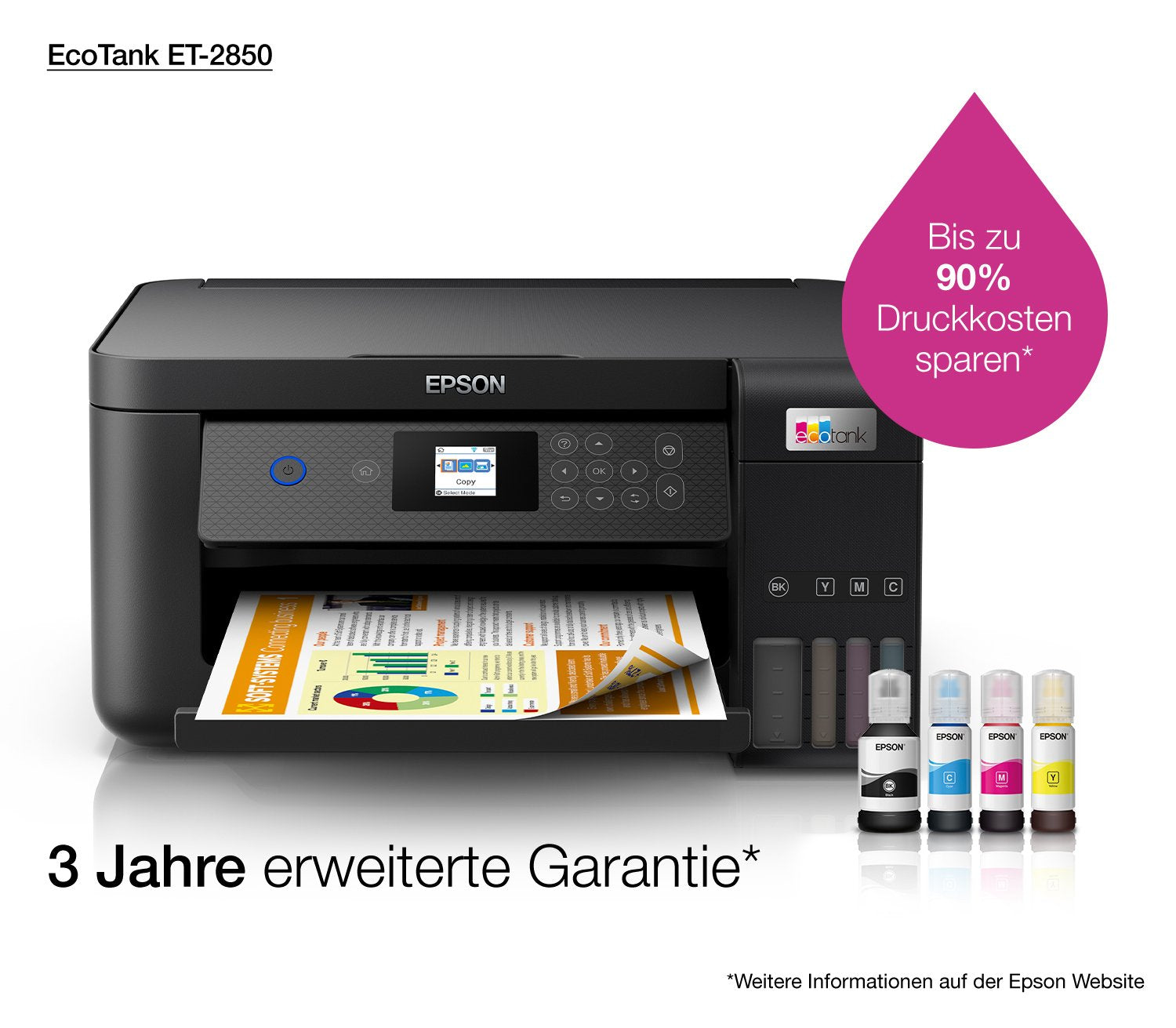 EAN 8715946686370 - Epson EcoTank ET-2850 Inyección de tinta 5760 x 1440 DPI 33 ppm Wifi imagen 18